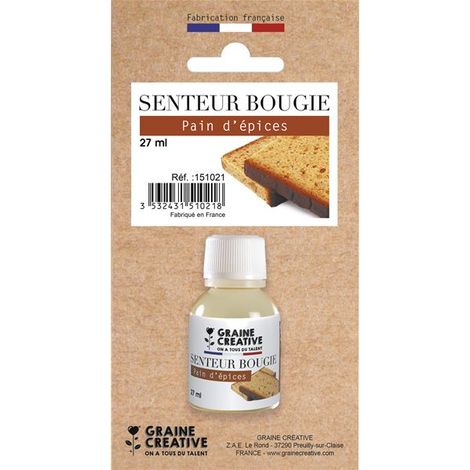 Graine Créative - Parfum à bougie 27 ml Pain d'épices (1/2)