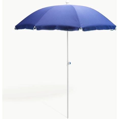 Strandschirm blau 180 cm UV30 Sonnenschirm Gartenschirm Schirm (1/6)