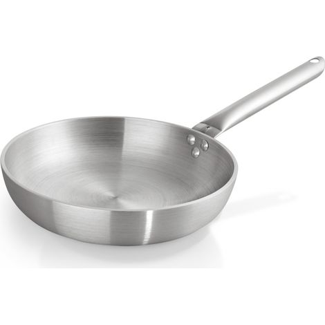Poêle Ø 28 cm H 5,5 cm aluminium poignée inox - Was Germany (1/2)