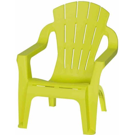 Kinder-Deckchair, lime green Mini-Selva (1/6)