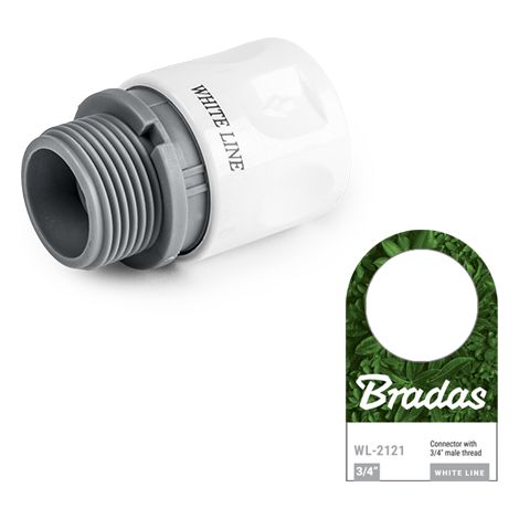Bradas WL-2121 White Line Schnellverbinder GZ 3/4"" (1/2)