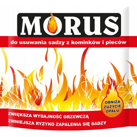Polvo para eliminar el hollín de chimeneas y estufas. 1 sobre de 50 g.