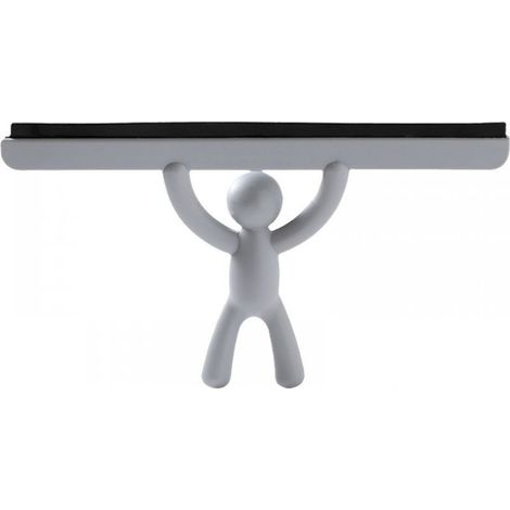 1pc Household Window Scraper, Shower Scraper, Gray, Size 25.5x14.5x3cm, Window Cleaning Wiper
