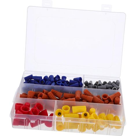 Connecteurs électriques 220 V avec insert à ressort et capuchon (1/5)