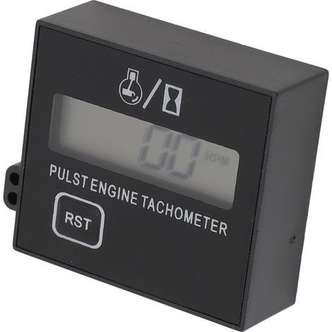 Tachymètre inductif à réinitialisation automatique, numérique, Rechargeable, pour moteur 2 ou 4 temps, 100 tr/min à 30 000 tr/min (1/5)