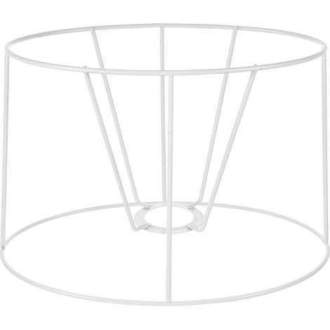 Abat-jour Cage Métal Ovale Vintage Européen en Fer Blanc (1/5)