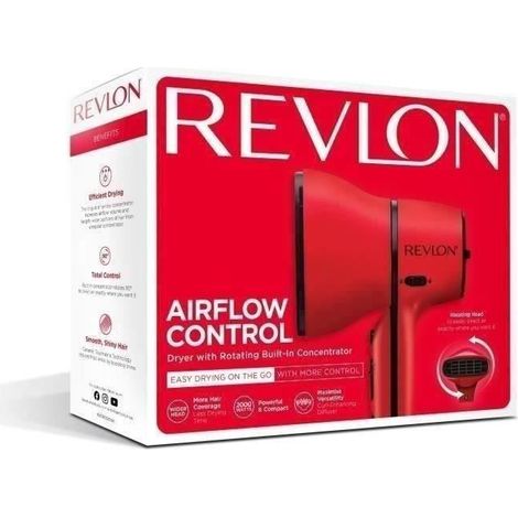 Haartrockner Revlon AirFlow Control RVDR5320E Rot
