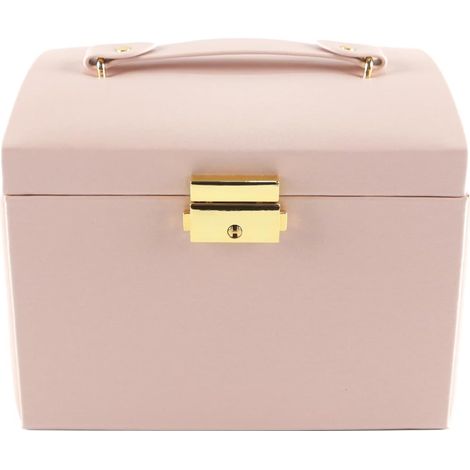 Coffret À Bijoux Avec Tiroir Et Ballerine Pour Bracelets, Bagues, Colliers, Cadeaux Pour Filles (rose) (1/5)