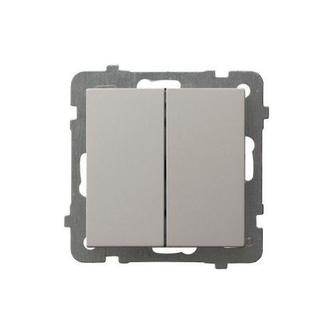 Interrupteur Ospel lp-10g/m/82 double commande encastrable (1/3)