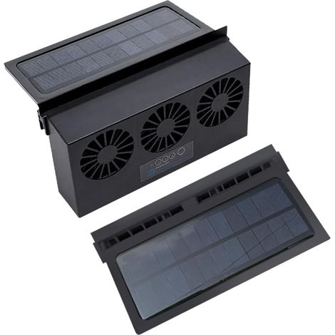 Ventilateur de ventilation voiture à énergie solaire, fenêtre (1/5)
