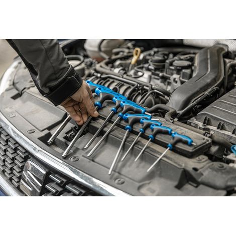 Clé hexagonale Hogert HT1W880 8 unités