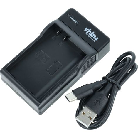 vhbw USB-C Ladegerät kompatibel mit Nikon Coolpix D7200 Kamera - Ladeschale + USB-C Kabel Ladeanzeige (1/5)