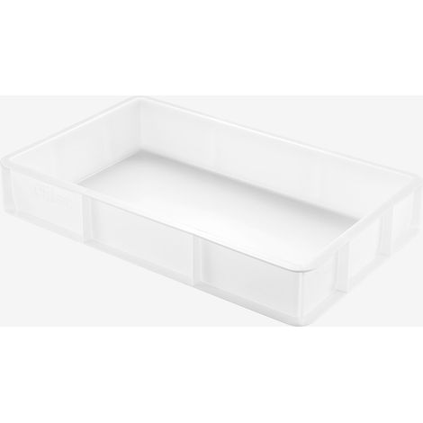 Caisse pleine 530 x 325 x 90 mm GN 1/1 - blanc - Gilac (1/2)