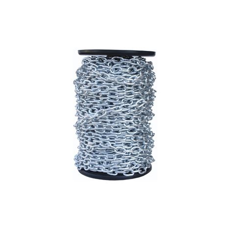 CADENA ZINCADA 2 MM ESLABON CORTO 290 MT 20KG BOBINA