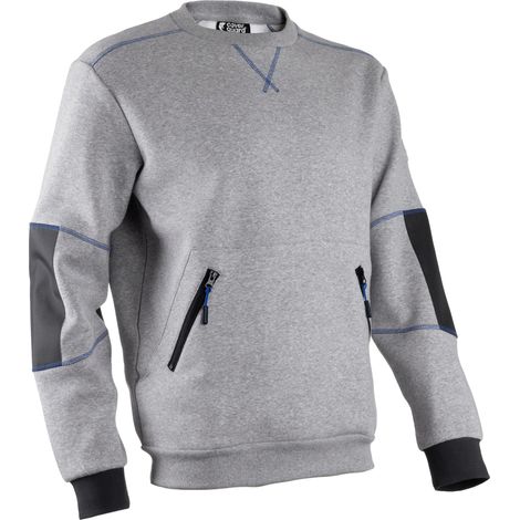 Pull Sweat de travail HATO - Gris chiné - COVERGUARD HATO  M (1/3)