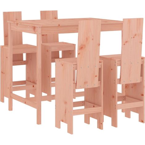 Maison Exclusive - 5-tlg. Gartenbar-Set Massivholz Douglasie