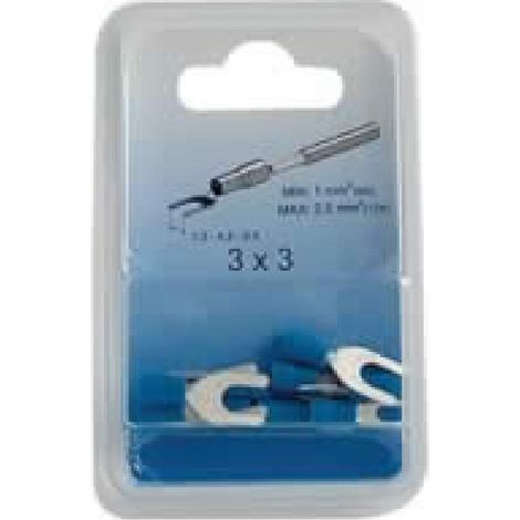 9 Cosses fourche bleues