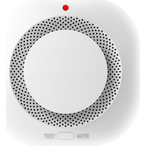 433 MHz Wireless Home Smoke Detector with Photoelectric Sensor and Audible and Visual Alarm for Kitchen and Bedroom (1/5)