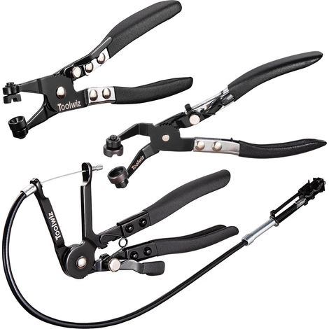 3 Lot Pince Collier Durite, Bande Plate et Fil Flexible (1/5)
