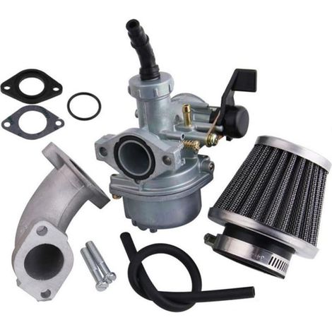 Carburatore PZ22 da 22 mm con filtro dell'aria per moto fuoristrada, ATV, quad e go-kart da 110 cc e 125 cc. (1/5)
