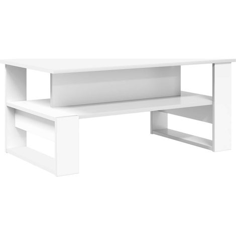 Maison Exclusive - Couchtisch Weiß 90 x 50 x 40 cm Holzwerkstoff