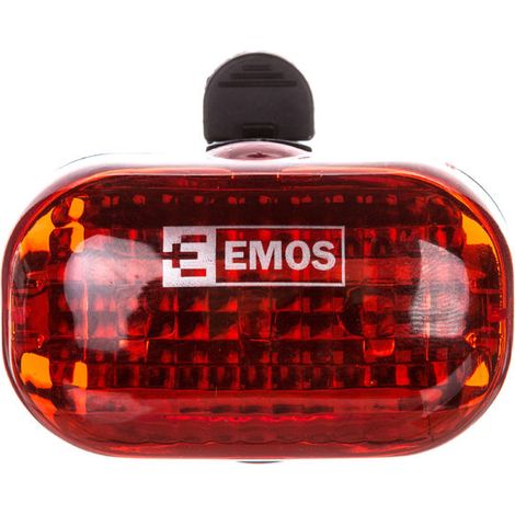 Luz trasera LED EMOS GP para bicicleta, 3 pilas AAA (1/2)