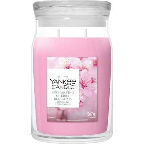 Candela Enchanting Cherry Blossom Grande Signature 567g Rosa Yankee Candle