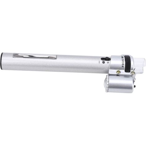 Microscope portable à LED, grossissement réglable 100x, type stylo, mini loupe (1/5)