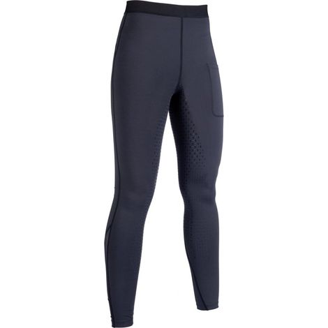 Pantalone da equitazione donna con rinforzo in silicone totale modello Flow: 44/46, blu scuro 6900 (1/5)