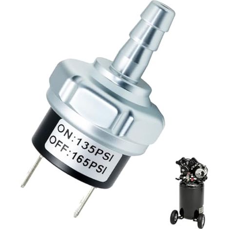 Pressostat de compresseur d'air compatible avec Husky C331H Compresseur d'air 120 V 135-165 PSI Micro pression Interrupteur d'alimentation (1/5)