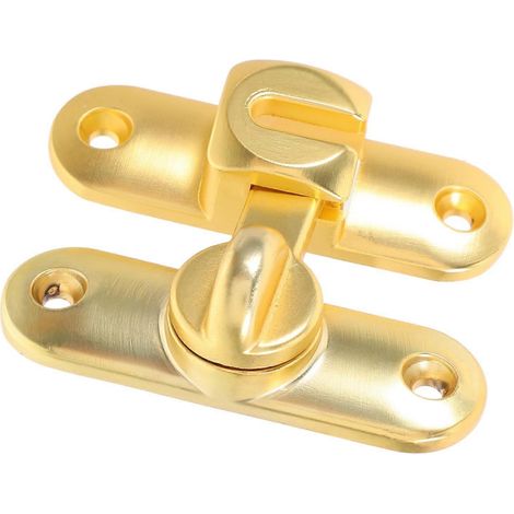 Verrou de porte en alliage de zinc avec mécanisme de verrouillage sécurisé pour portes coulissantes et armoires (1/5)