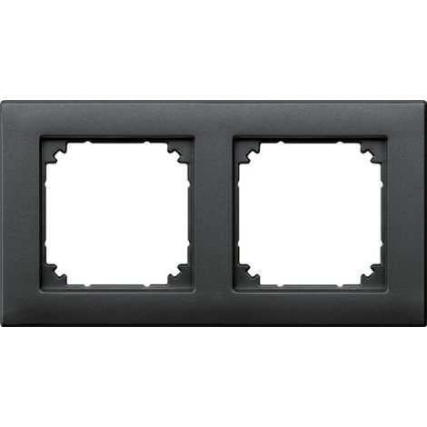 MERTEN 486214 M-PLAN CADRE DE FINITION DOUBLE ANTHRACITE