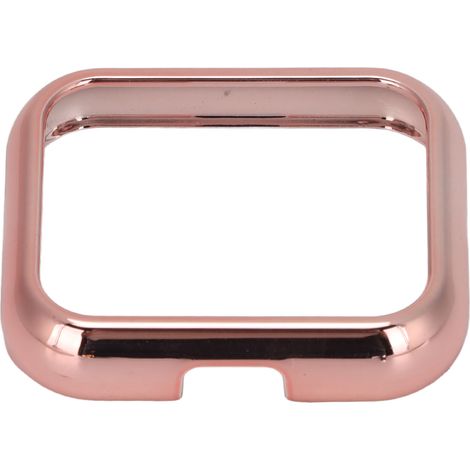 Coque TPU Protection Complète Bumper Anti-Choc Électrolyse Sous Vide pour Realme Watch 2 Pro, Rose (1/5)