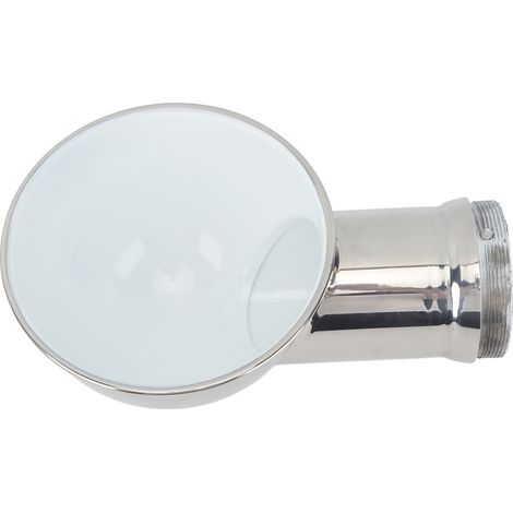 Hotte de ventilation marine de 3 pouces, hotte de ventilation ronde blanche en acier inoxydable 304 de qualité marine, adaptée aux navires et aux yachts. (1/5)
