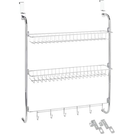 Organiser Dietroporta 2 Ripiani 6 Ganci (1/5)