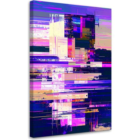 Wandbild Violette Abstraktion 40x60 cm