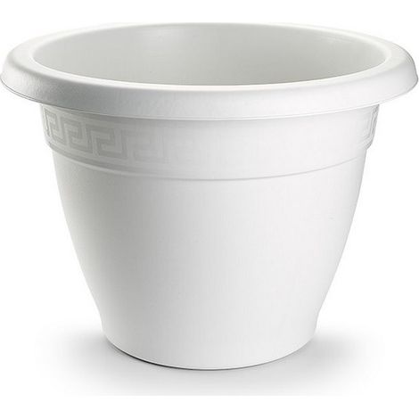 PLASTICFORTE maceta redonda 14,5x14,5x10,5 cm blanca 1132501
