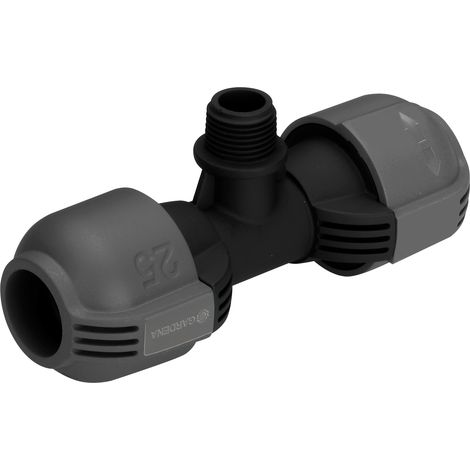 GARDENA Déviation en T 25 mm x 15/21 mâle (2786-20)