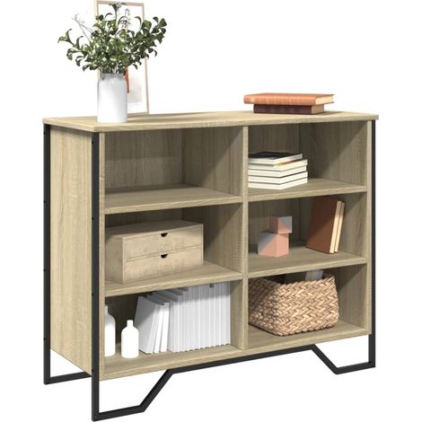 Sideboard Sonoma-Eiche 91x35,5x74,5 cm Holzwerkstoff