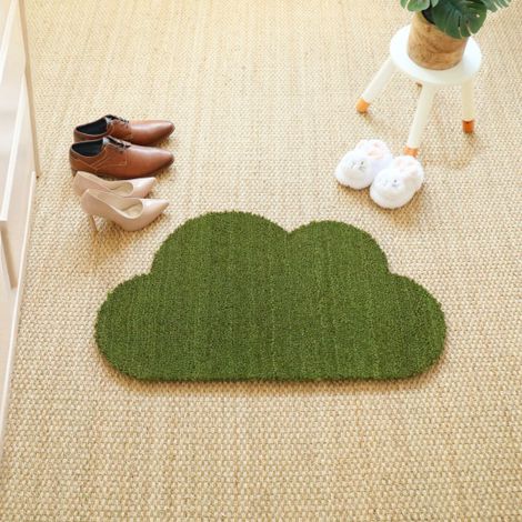 Paillasson Coco - Nuage - Vert - 50 x 85 cm (1/4)