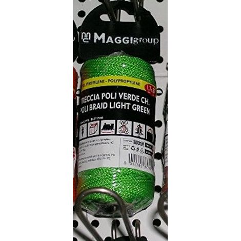 TRECCIA IN POLIPROPILENE 1,7MM X 50MT MAGGI GROUP Verde Chiaro
