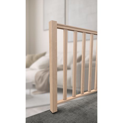 Poteau bois pour balustrade Hecto hêtre | Leroy Merlin