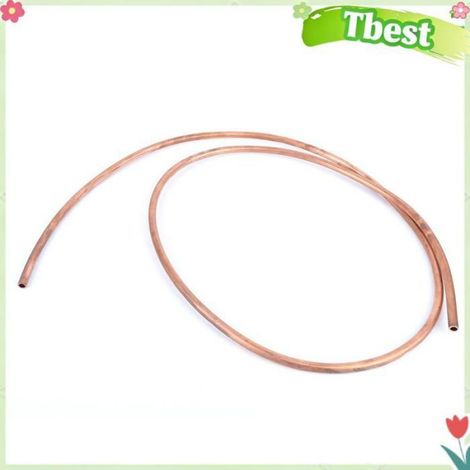 Bobine de Tube en cuivre souple C1100 T2, 2m, diamètre extérieur 10mm, ID 8mm, pour réfrigérateur et climatiseur (1/4)