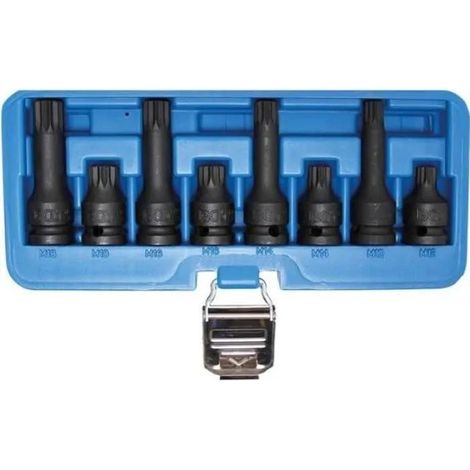 BGS Technic Juego de vasos con puntas para impacto de acero