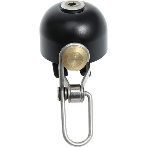 Metallglocke für Fahrradlenker Schwarz (1/5)