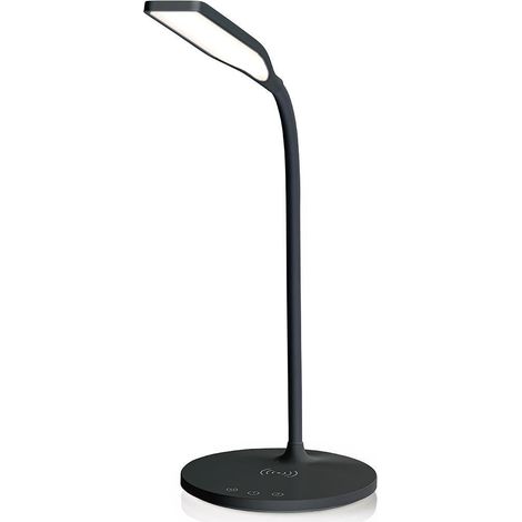 NEDIS LAMPADA MESA LED S/FIO C/CARREGADOR 10W PRETO G (1/5)