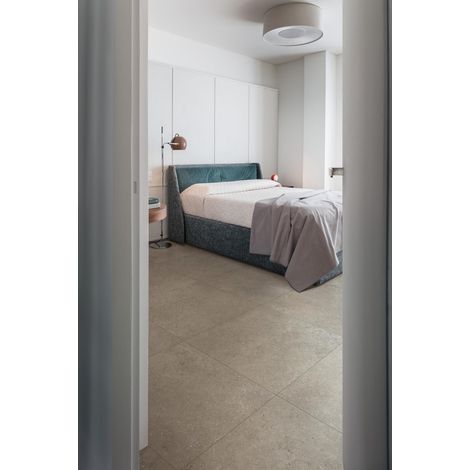 Carrelage Intérieur Effet Pierre MYSTONE LIMESTONE 120x120 cm Taupe Mystone (1/5)