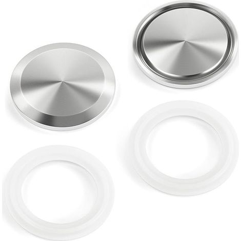 CYRILL –2 pièces Embout sanitaire compatible avec bride àCollier Tri-Clamp en acier inoxydable 304, raccord pour tube de 4" de diamètre extérieur (102 mm de diamètre extérieur) (1/5)