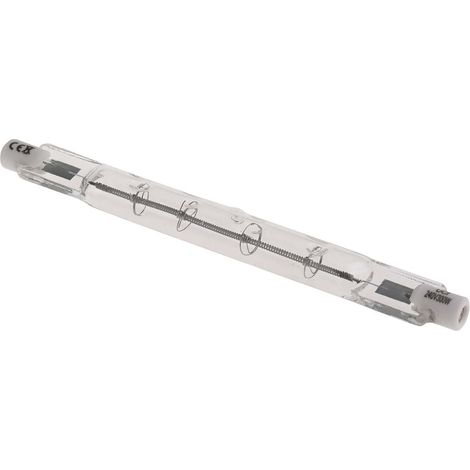Rs Pro – Lampe à infrarouge 300 W R7S 230 V – Longueur 118 mm – Diffusion claire pour chauffage ciblé – Durée de vie 8000 heures