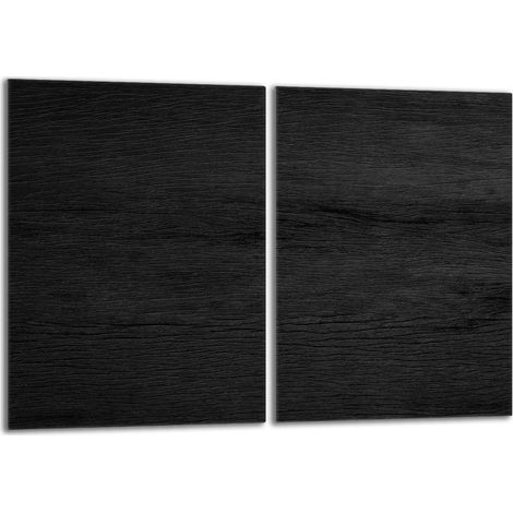 Placa protectora de vidrio para estufa 2x40x52 Negra (1/5)